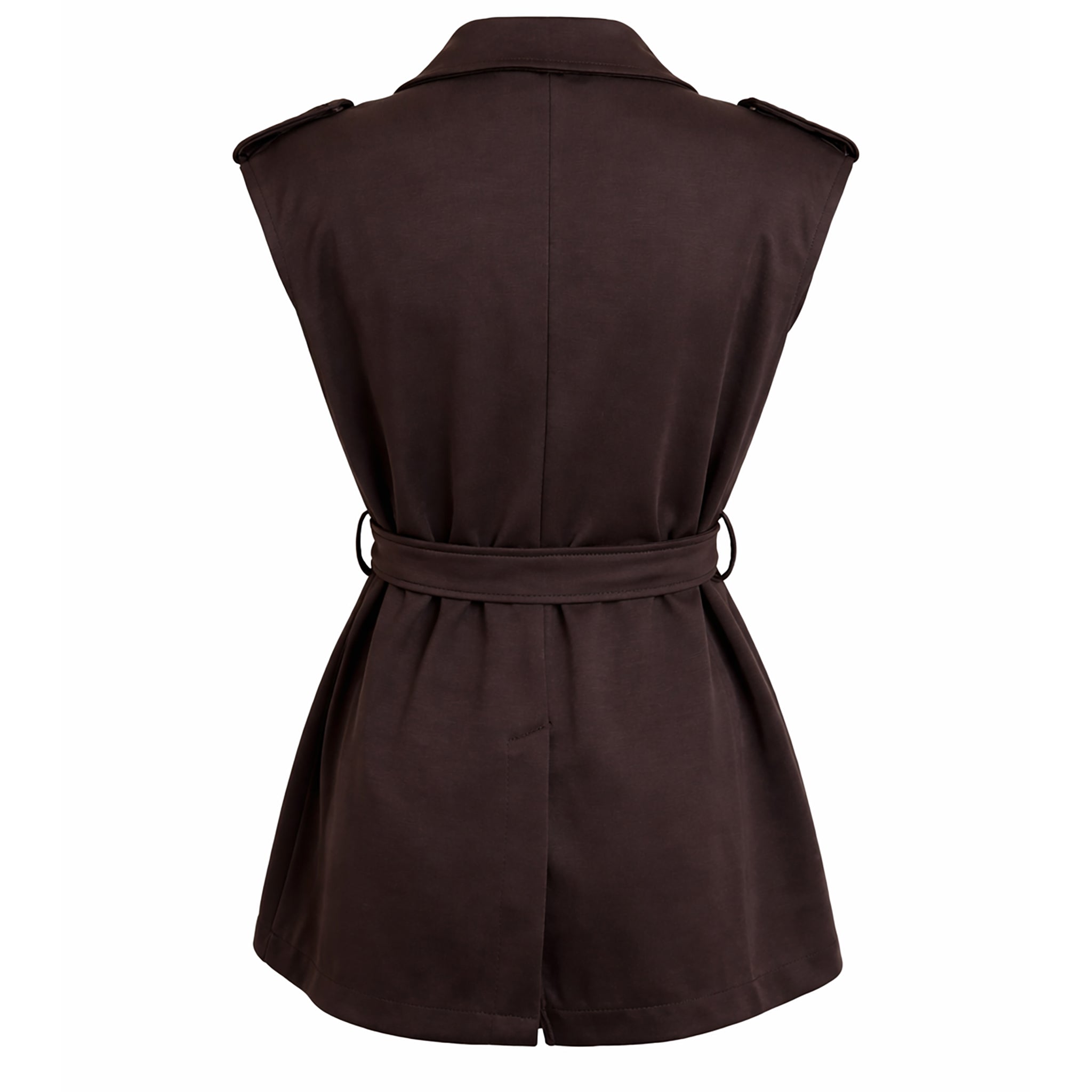 Belted Tailored Vest