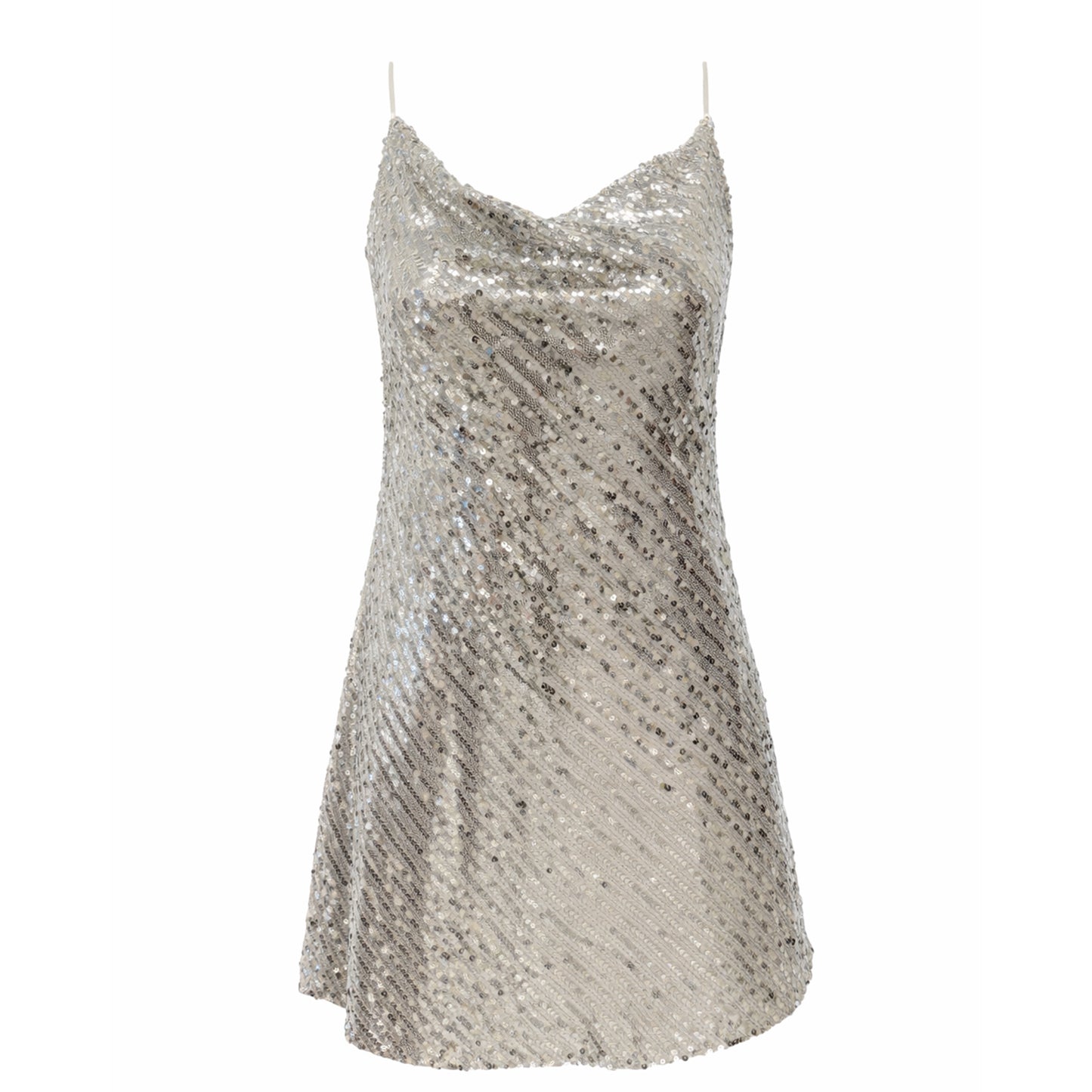 Sequin Mini Dress with Crisscross Back