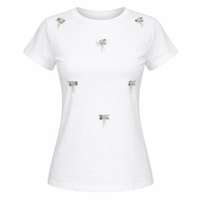 Embellished Cotton T-Shirt