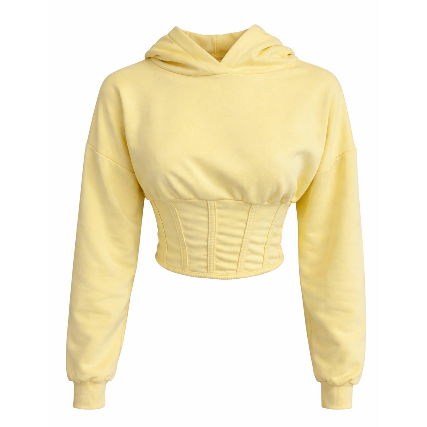 Cropped Corset Hoodie