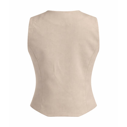 Tailored Button Vest