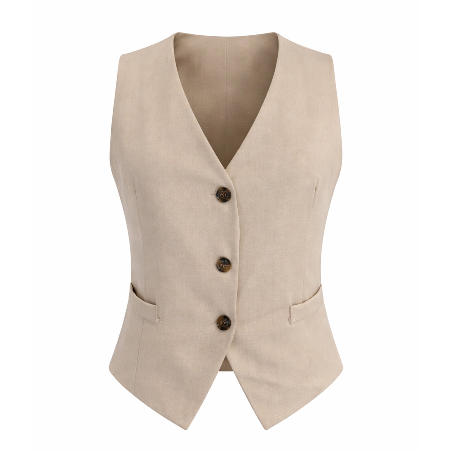 Tailored Button Vest