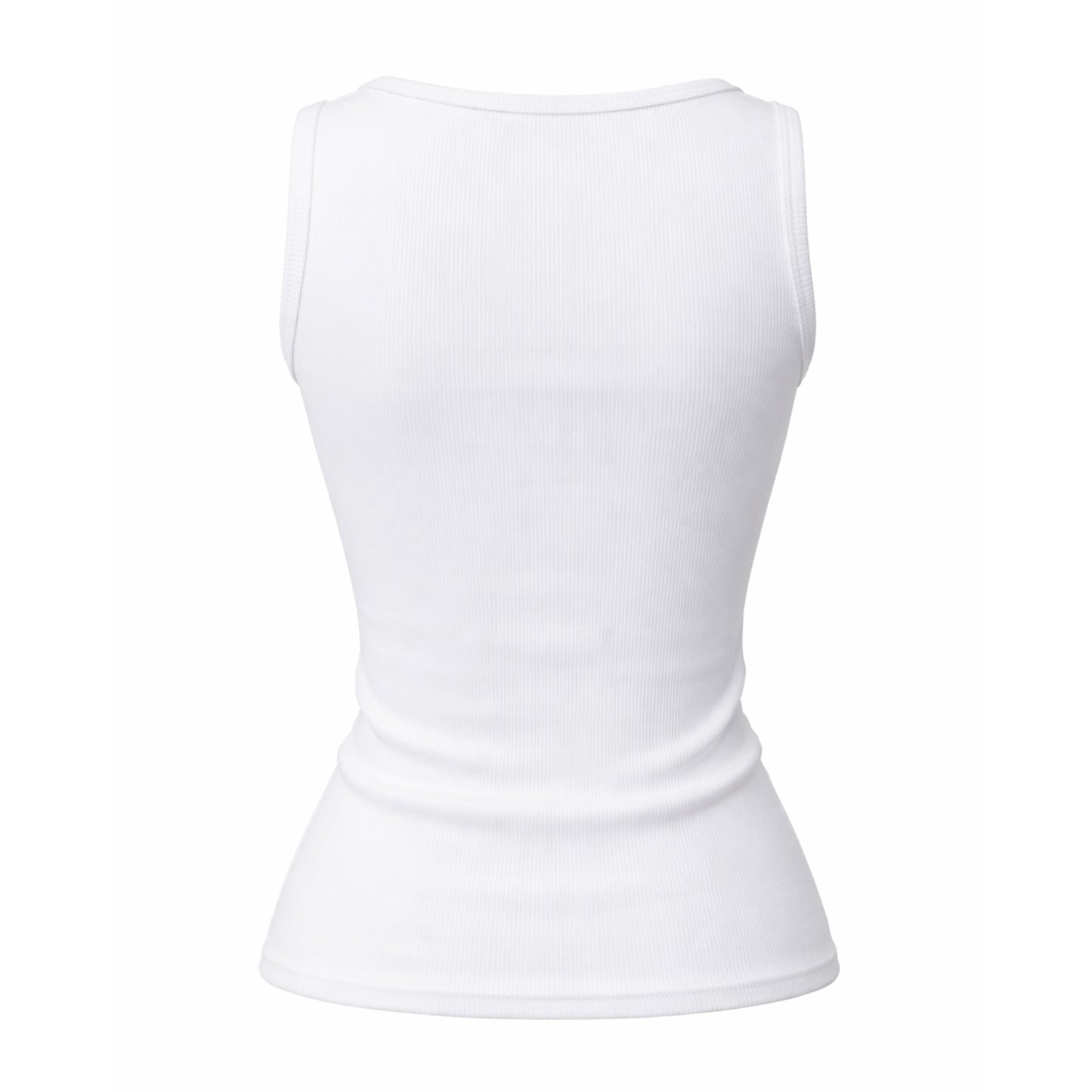 Ribbed Henley Tank