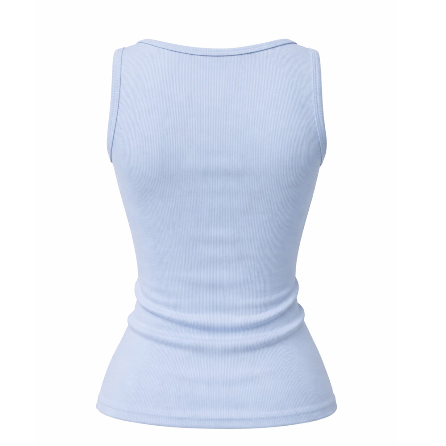 Ribbed Henley Tank