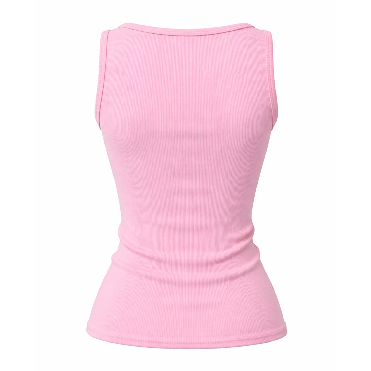 Ribbed Henley Tank